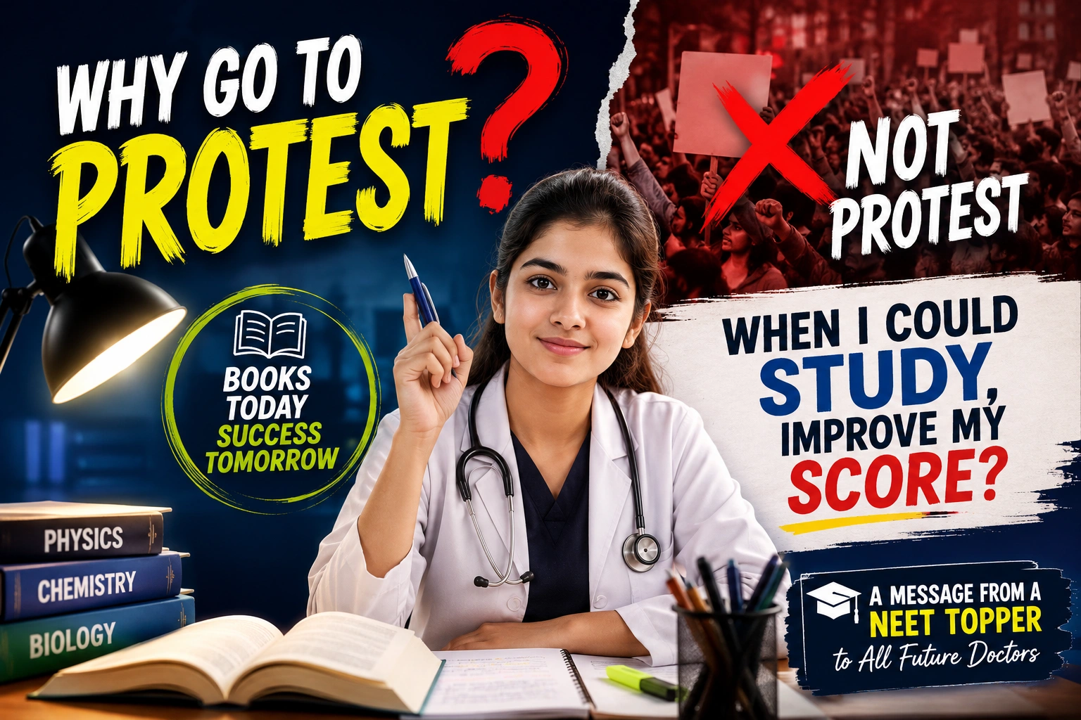 Why Go To Protest When I Could Study, Improve My Score? NEET Topper’s Message to Students